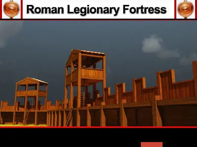 Roman Legionary Fortress Model A 3D model