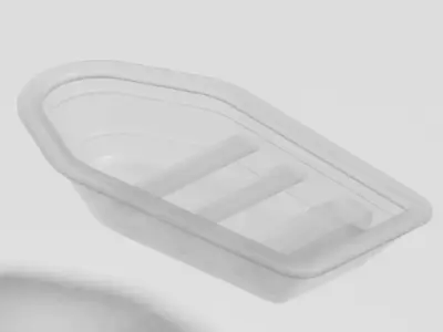 Glassy Fishing Boat 3D model