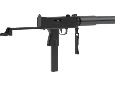 MAC-10 gun 3D model
