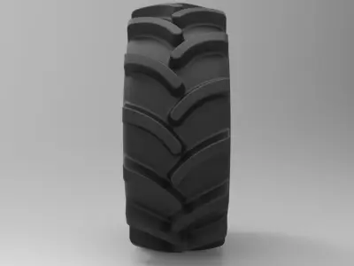 Wheel from Mud truck 3D model