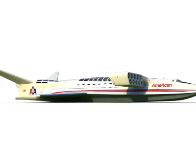 Aerocon Dash 1 6 wingship 3D model