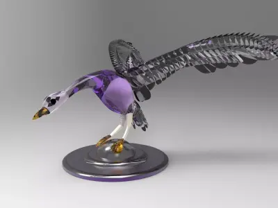 Goose bird 3D model