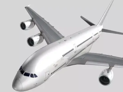 Airbus A-380 Generic livery 3D model