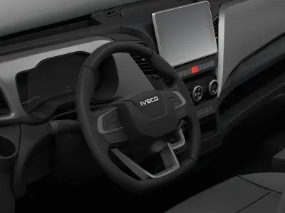 Iveco Daily Van L4H3 HQ Interior 2025 3D model