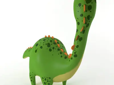 inflatable dinosaur 3D model