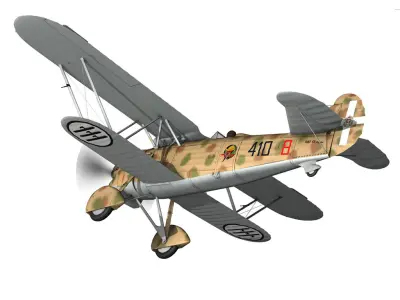 Fiat CR 32 - Italy Airforce - 410 Squadriglia 3D model