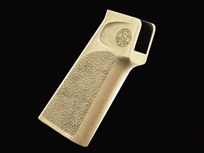 Hogue 15 Grip AR15 M16 Low-poly 3D model