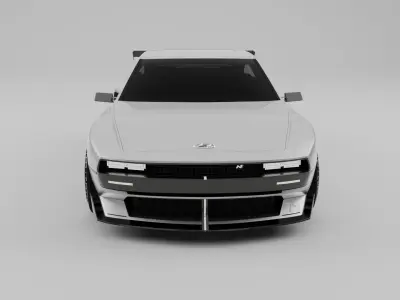 Hyundai N Vision 74 2022 Free low-poly 3D model