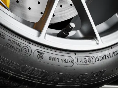 Michelin Pilot Sport Cup 2 265 35 ZR20 95Y REVAMP 3D model