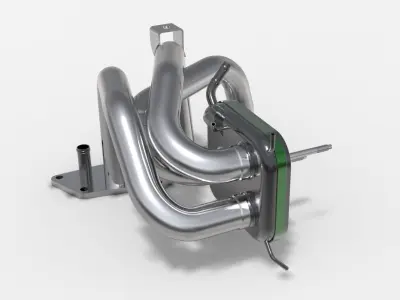 Intake Manifold 1000cc Free 3D model