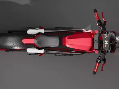 Electric Sport Motorcycle 3D model purchase