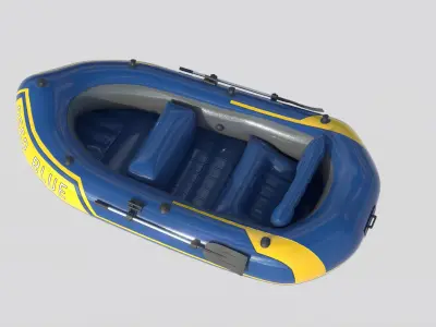 INFLATABLE BOAT 2 3D model
