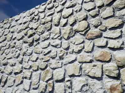 UE Rock Masonry materials part 04 Low-poly 3D model