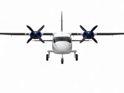 Tecnam P2012 Traveller 3D model