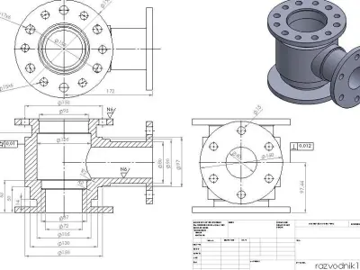 Razvodnik distributor Free 3D model