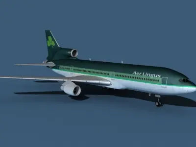 Lockheed L-1011-50 Aer Lingus 3D model