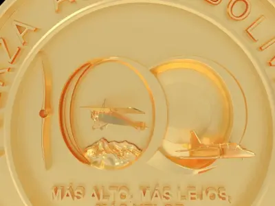 Bolivian Air Force Logo 3D print model