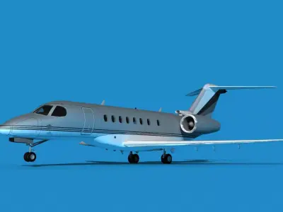 Cessna Citation C700 Longitude V09 3D model