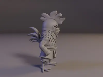 Ronin Rooster 3D print model