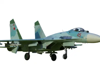 Su-27 Flanker 3D model