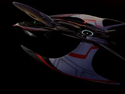 MXR-13 Starfighter 3D model