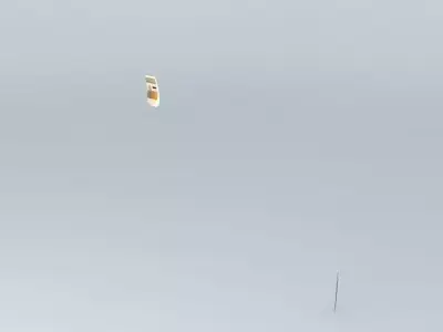 Boeing 747 800 Emrgency Exit Free 3D model