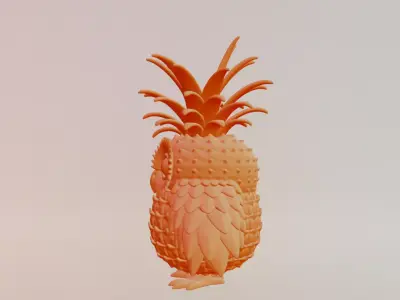 Ananasita Owlita Italian brainrot Printable 3D print model