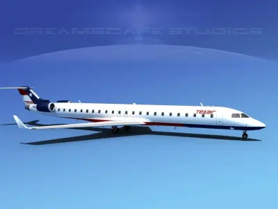 Bombardier CRJ900 Texair 3D model