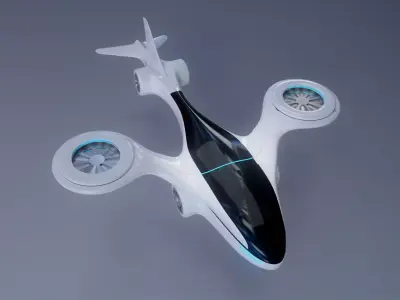 scifi drone futurestic 3D model
