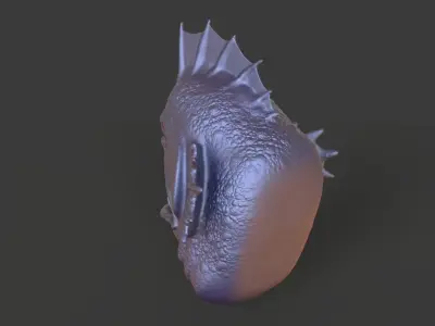 HEAD-R4 high poly sculpt  3D model