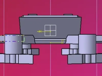 Advanced Dual-Propeller Drone Design 3D model