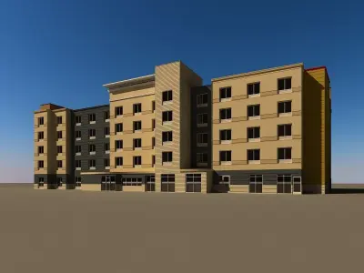 Hotel M2 3D model