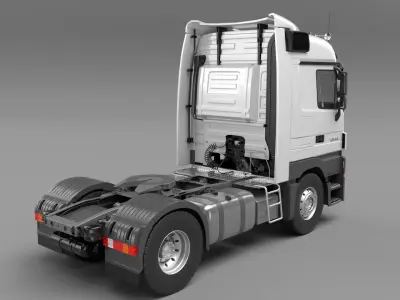 2010-MERCEDES-BENZ-Actros-1844 mercedes truck 3D model