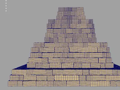 Egyptians pyramid 3D model