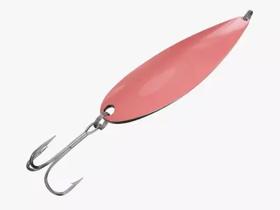 Fishing spoon bait 05 3D model