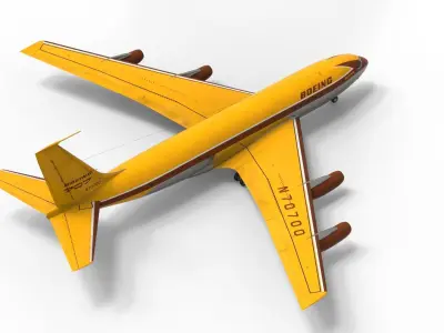 Boeing 367 80 Boeing 707  3D model
