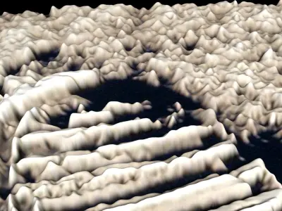 Astronauts First Footprint On The Moon 3D model