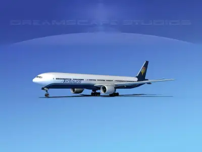 Boeing 777-300 Air Tours 3D model