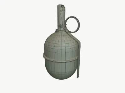 Grenade RGD-5 Low-poly 3D model