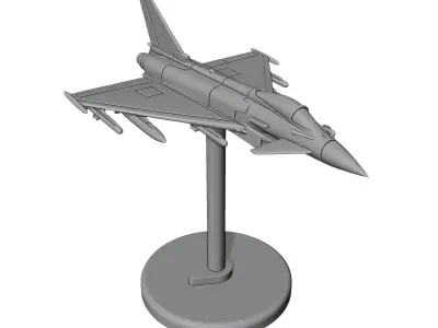 Eurofighter Typhoon 3D print model