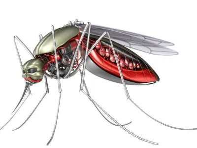 Mosquito robot bloodsucker 3D model