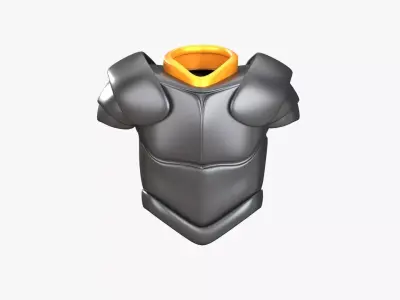 Armor Samurai 3D Illustration 3D model