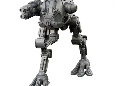 Iron Strider Sentinel Weapons Platform Wargame Proxy 3D print model