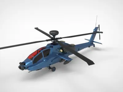 AH-64 Apache BLU 3D model