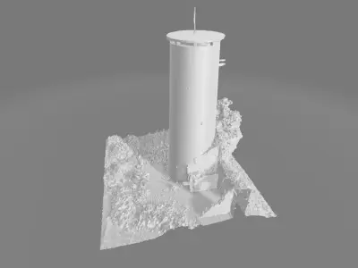 Zbrojovka Tower building Free 3D model