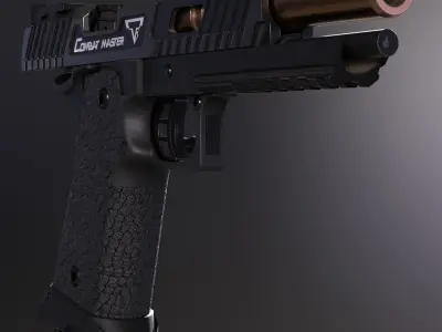 STI 2011 Combat Master Taran Tactical John Wick pistol Low-poly 3D model