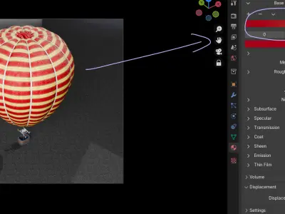 Hot Air Balloon 3D model