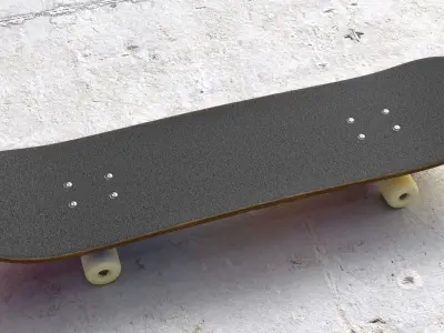Skateboard Low-poly 3D model purchase