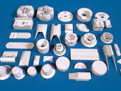 Greeblie Kitbash Set 2 3D model