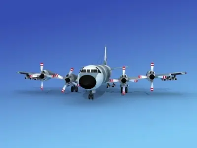Lockheed P-3 Orion Iran 3D model